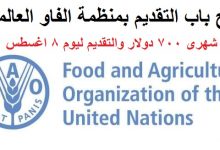 منظمة الفاو العالمية